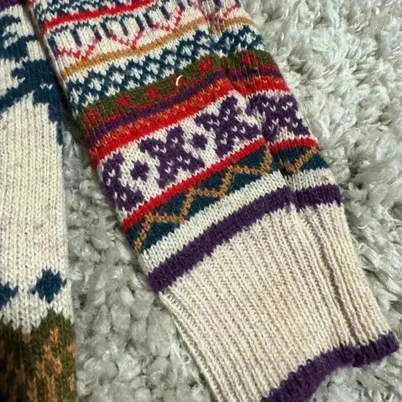 Vogue of Eden Women's Baggy Reindeer Sweater large - Picture 6 of 8